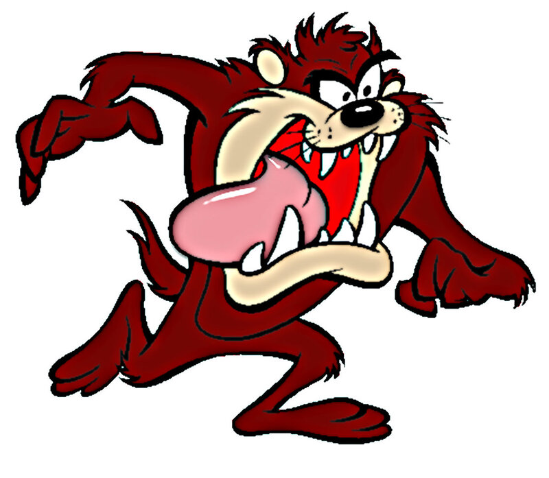 Tasmanian Devil Character — Red
