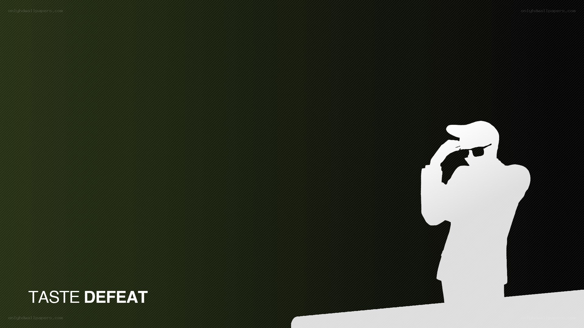 taste defeat silhouette