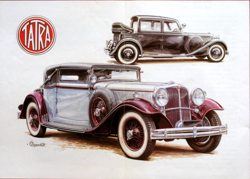 Tatra car illustration
