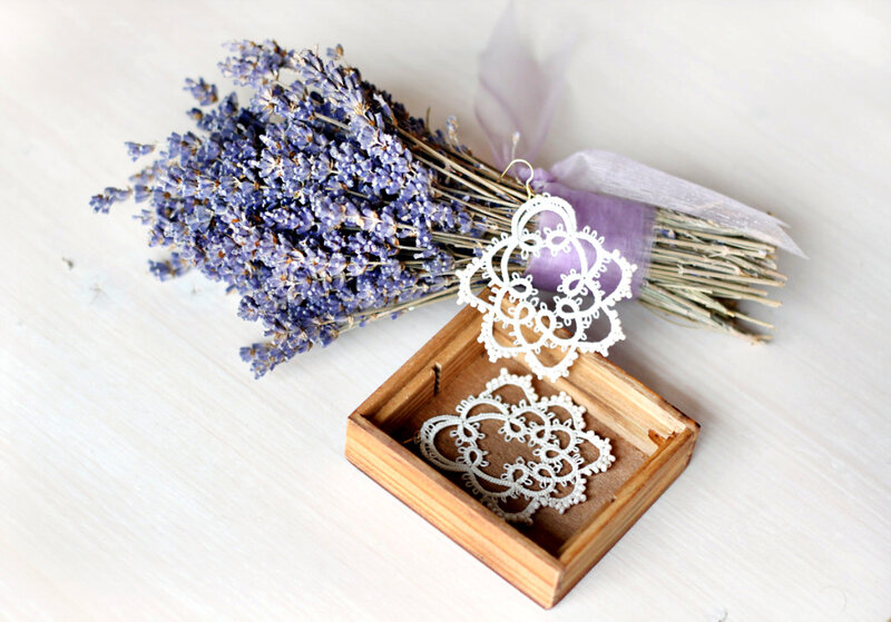 Tatted Lace Earrings