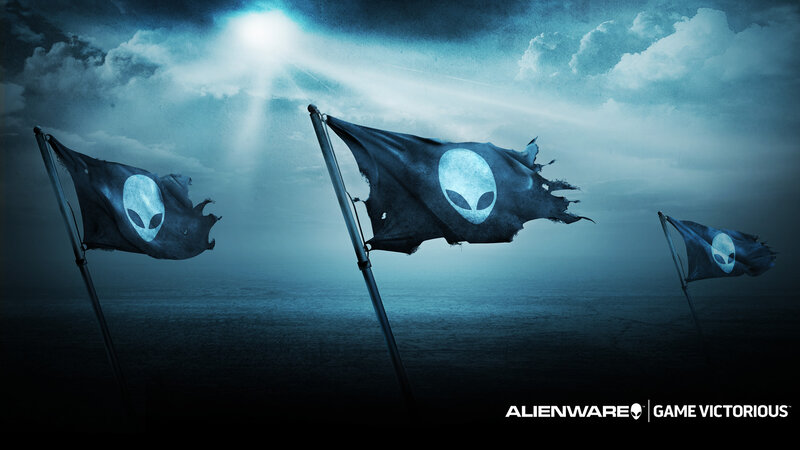 Tattered Alien Flags