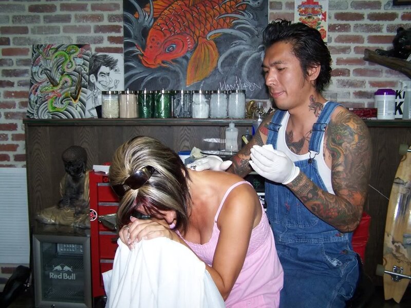 Tattoo Artist Working
