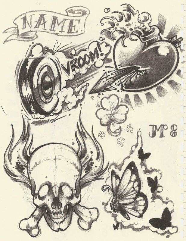 Tattoo Flash Sheet