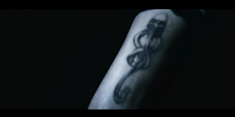 tattoo of dark mark on arm