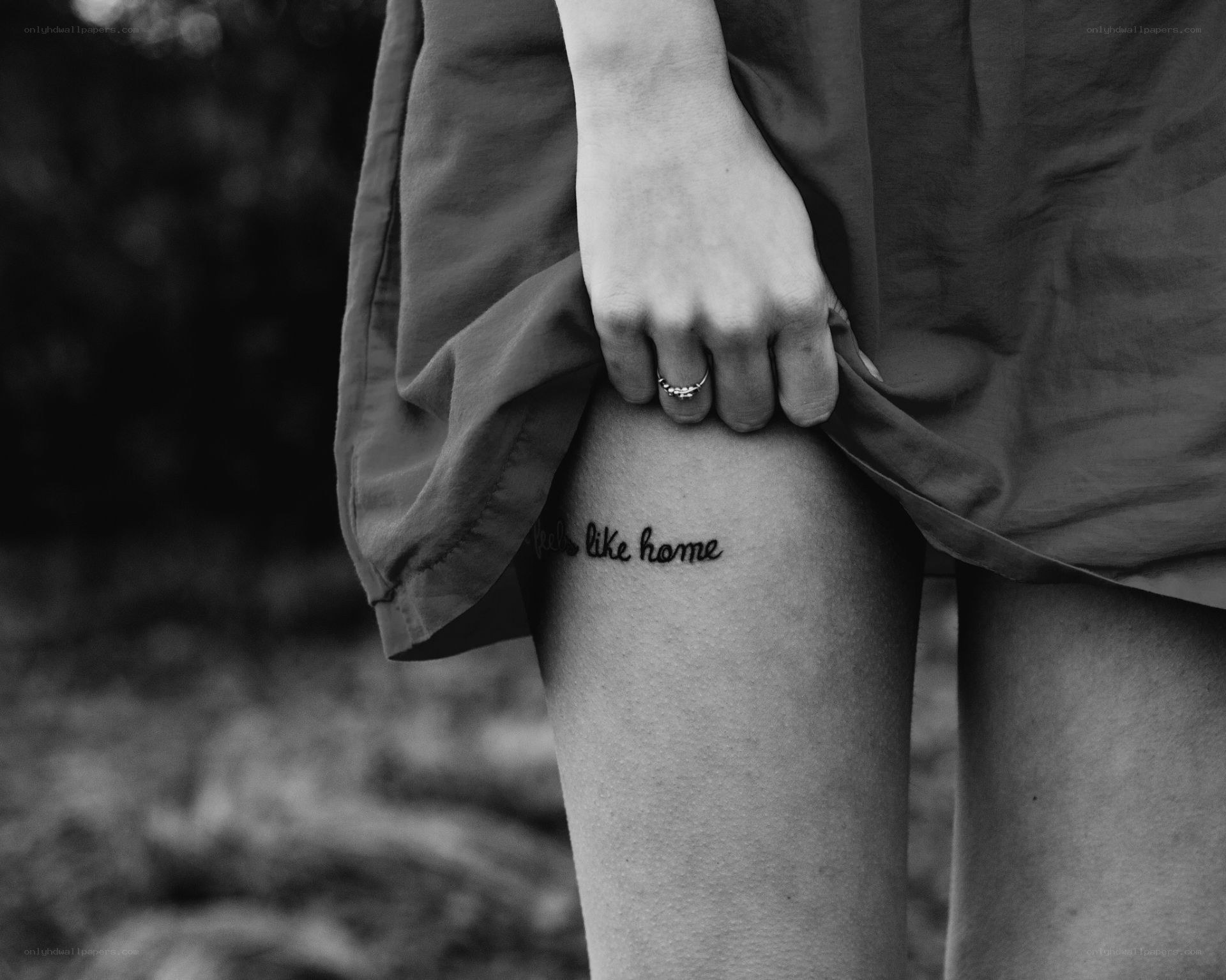 tattoo on thigh