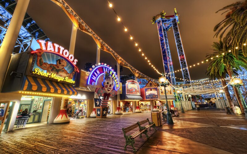Tattoo Parlor at Amusement Park