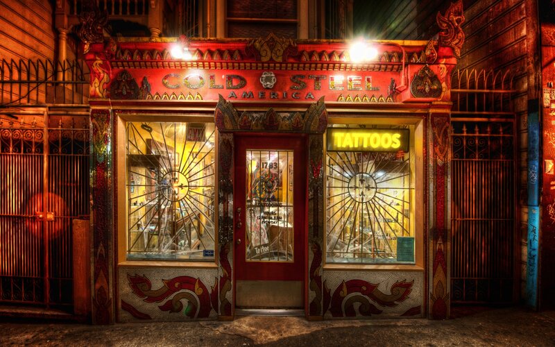 Tattoo Shop Storefront