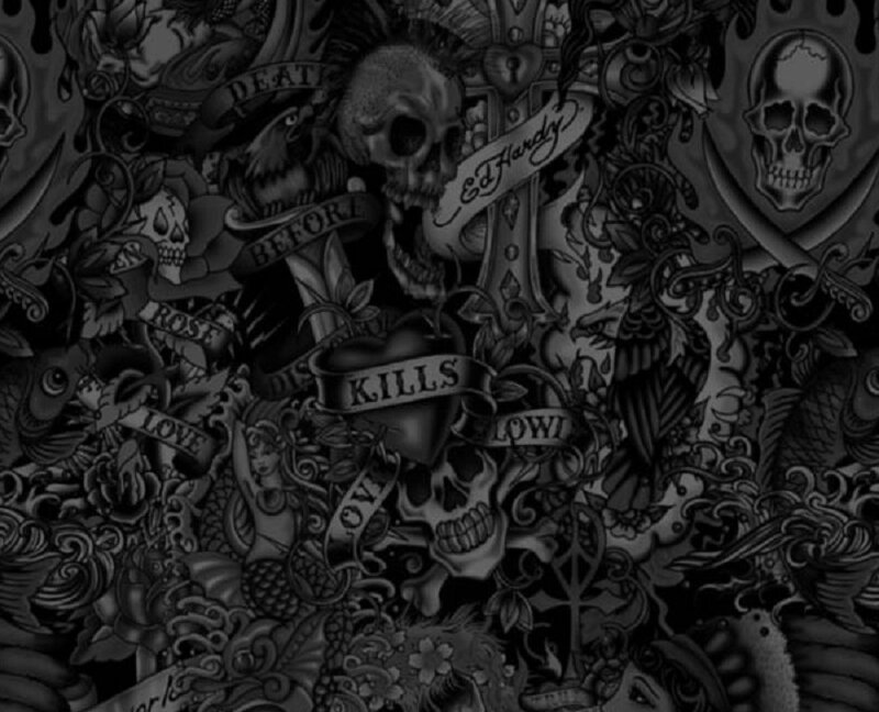 Tattoo-style Collage