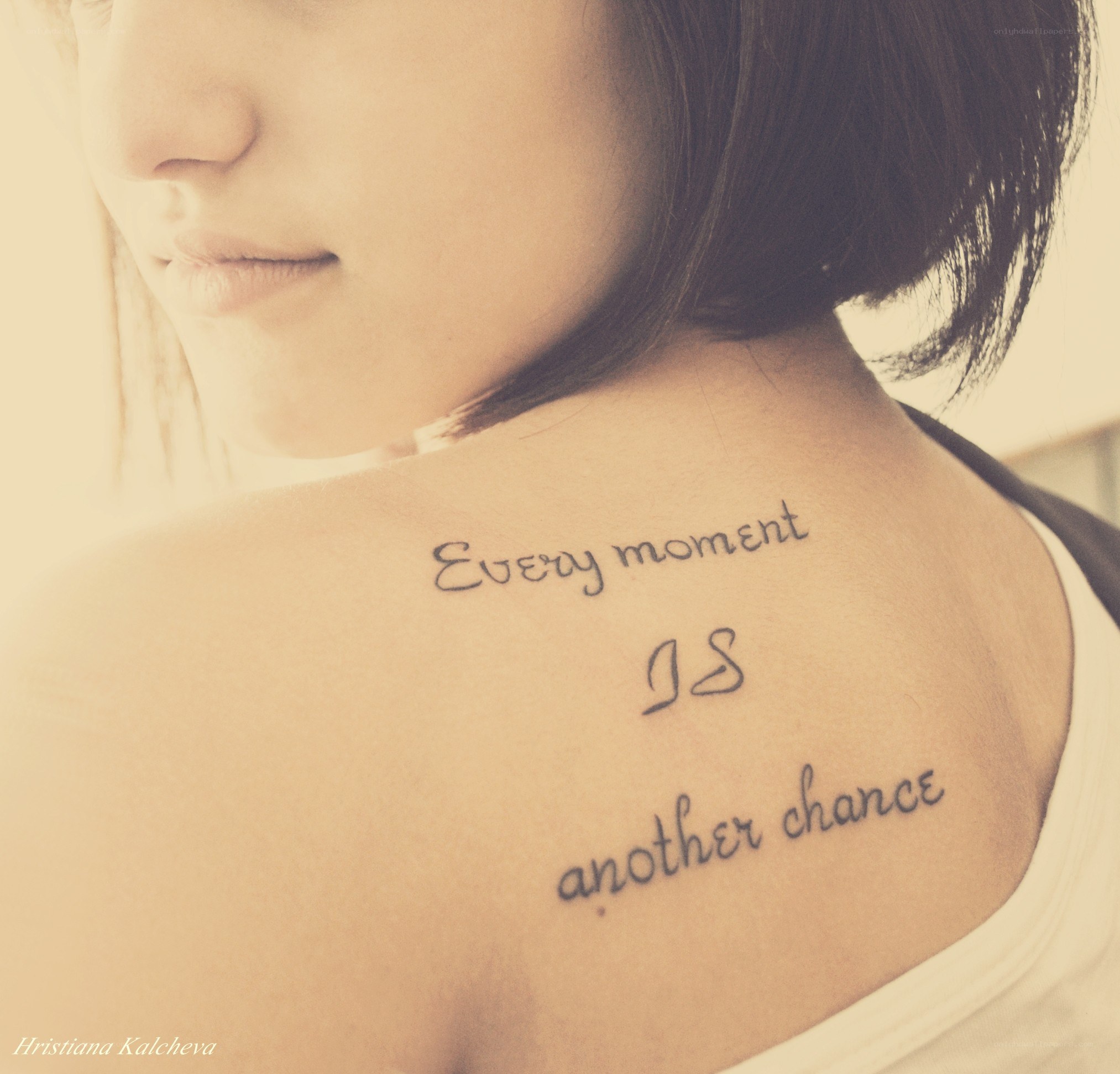 tattoo with inspirational quote