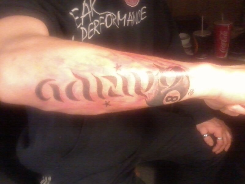 Tattooed Arm — Black