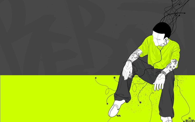 Tattooed Person Sitting