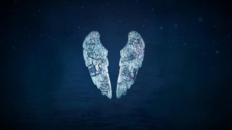 Tattooed Wings in Water — Blue