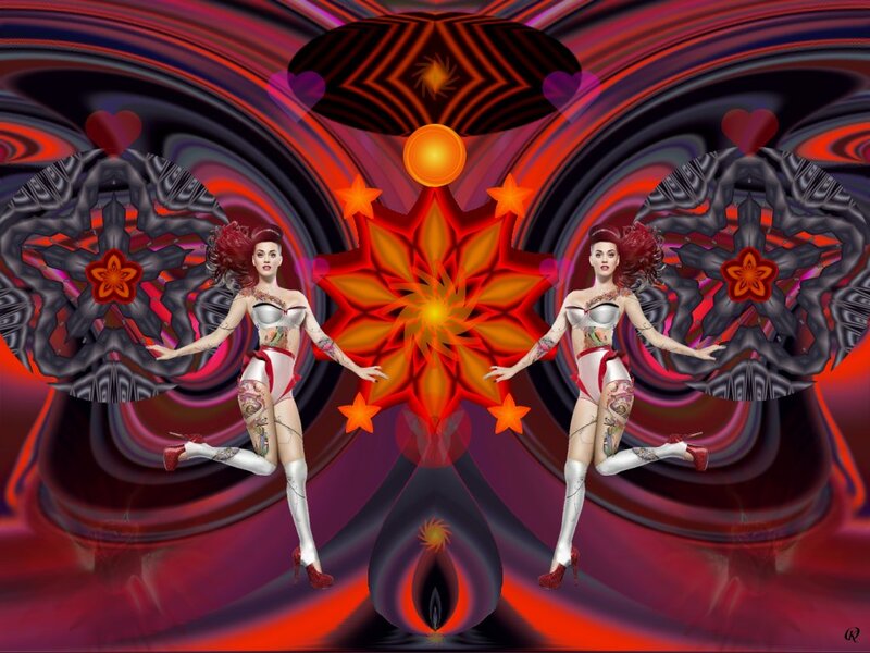 Tattooed Women in Costumes