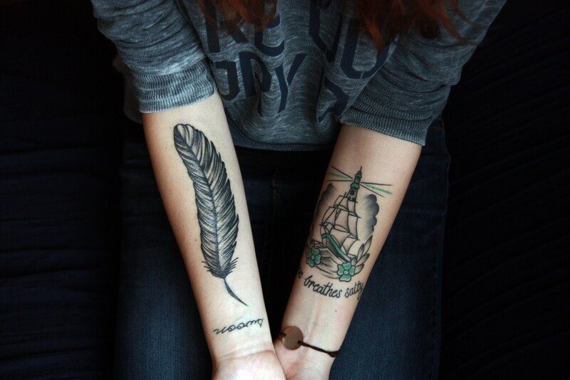 tattoos on arms