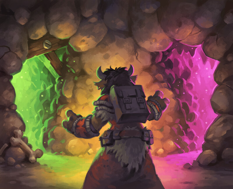 Tauren Character in Cave
