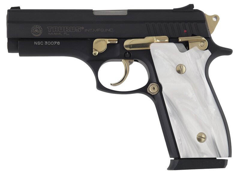Taurus pistol with pearl grips