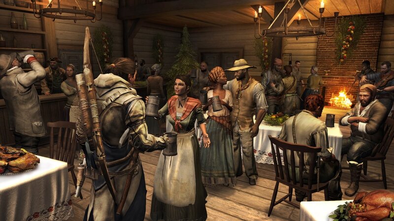 tavern gathering scene