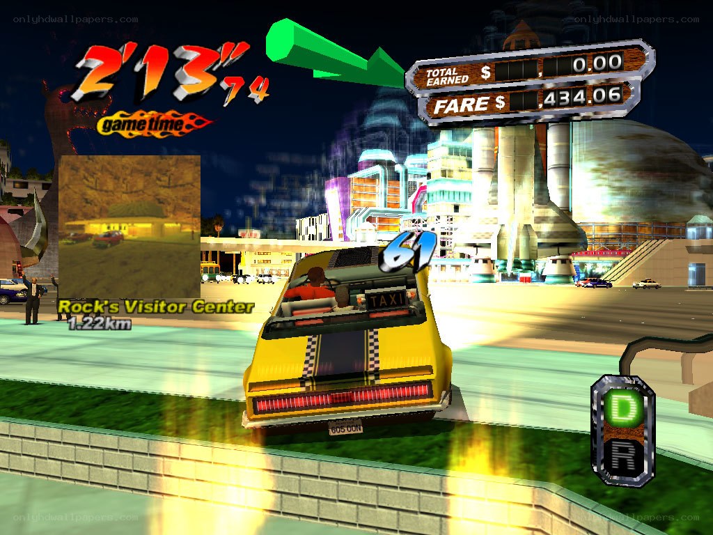 Taxi game screenshot