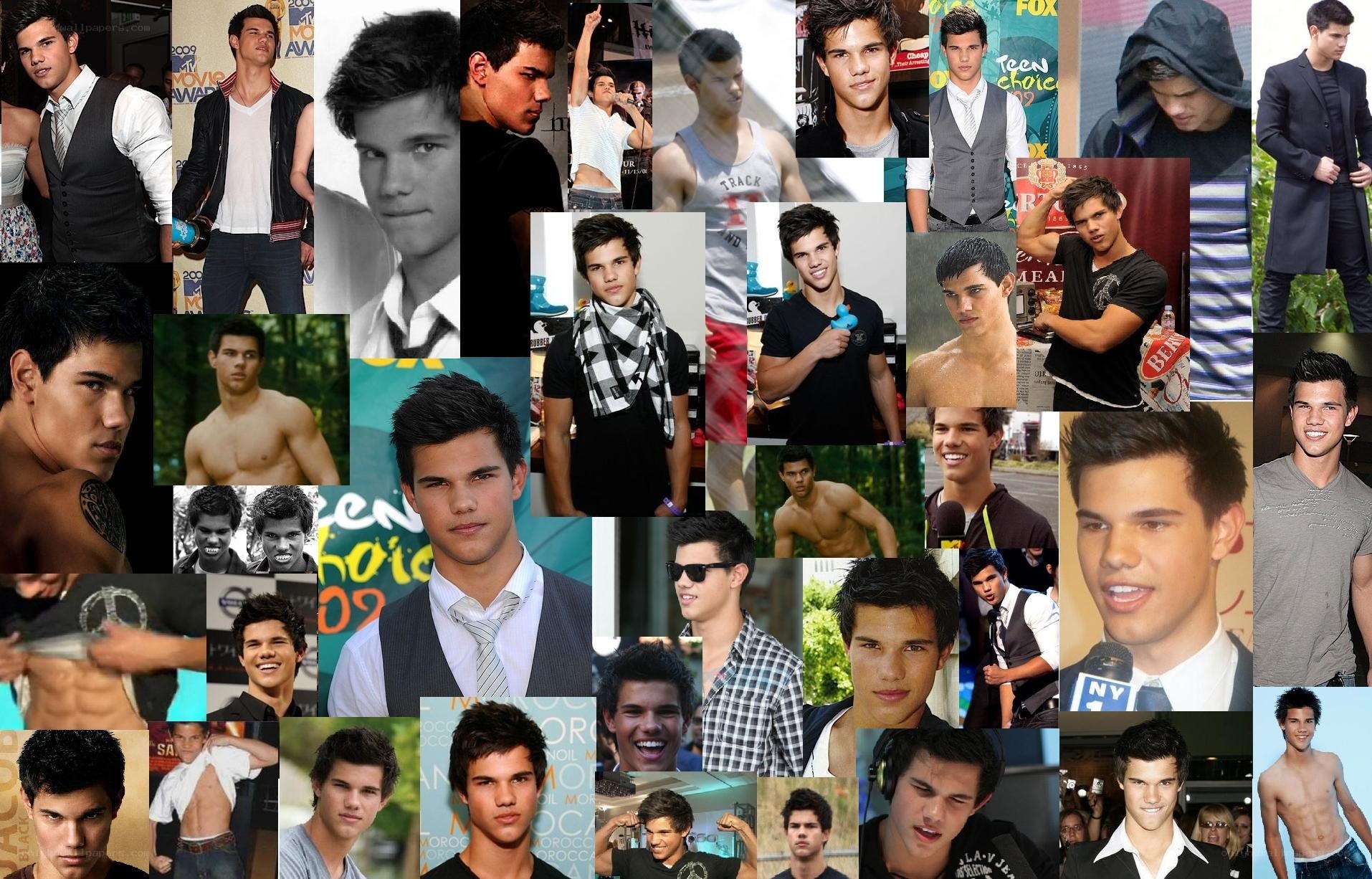 Taylor Lautner collage