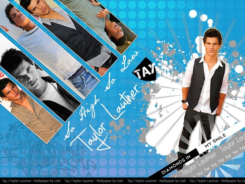 Taylor Lautner collage wallpaper