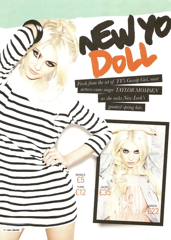 Taylor Momsen fashion spread