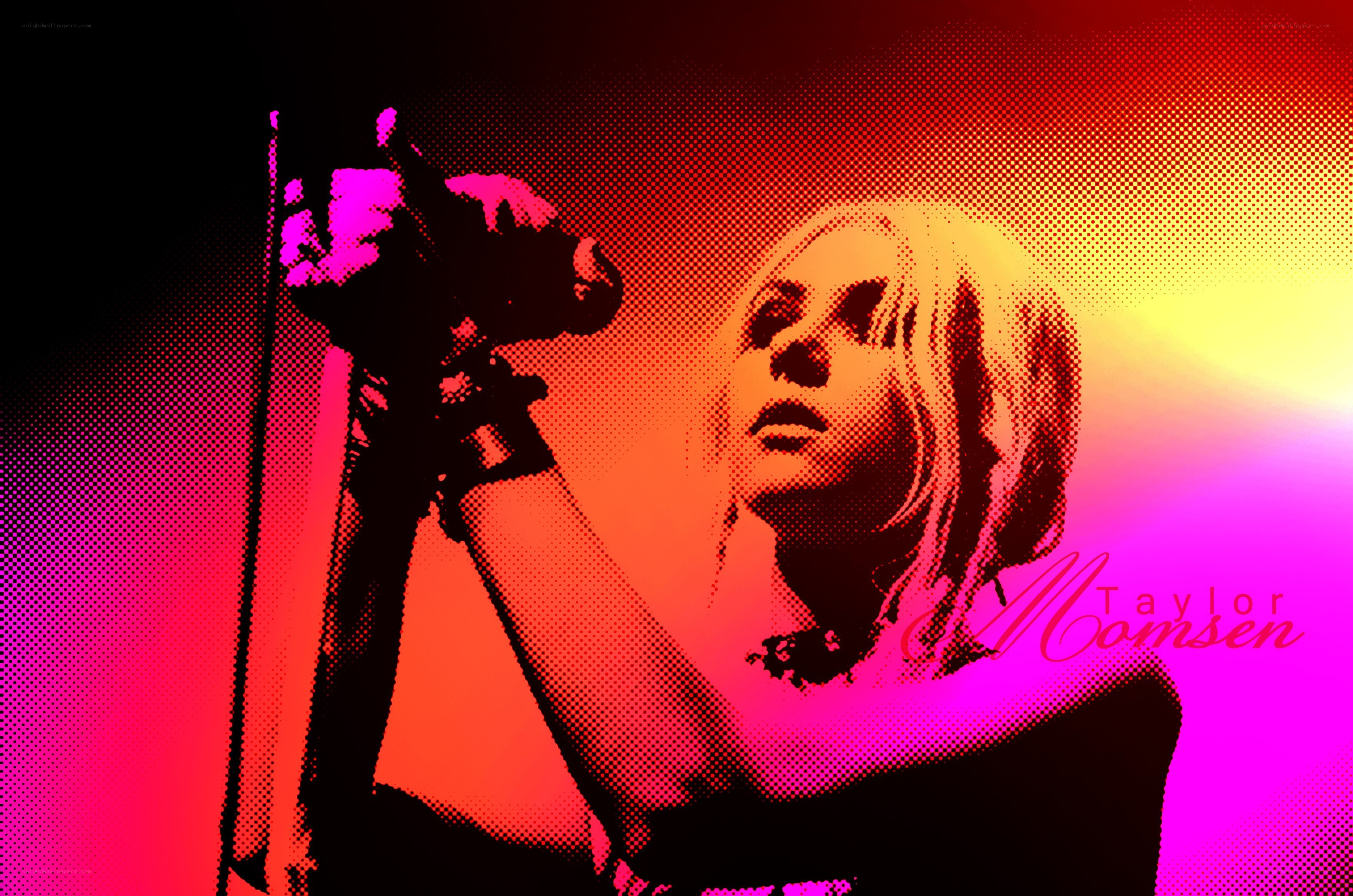 Taylor Momsen performing on stage