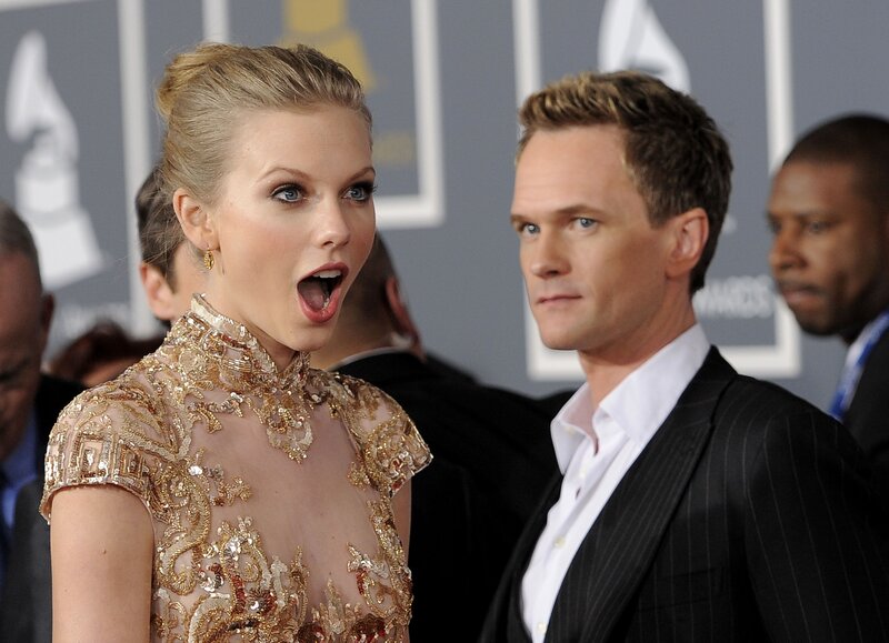 Taylor Swift and Neil Patrick Harris at Grammy Awards