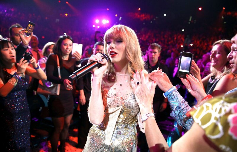 Taylor Swift at a concert
