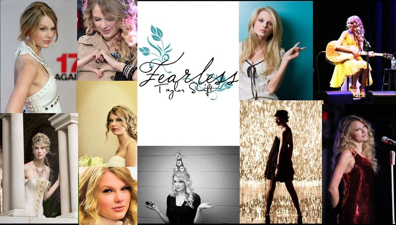 Taylor Swift Collage — White