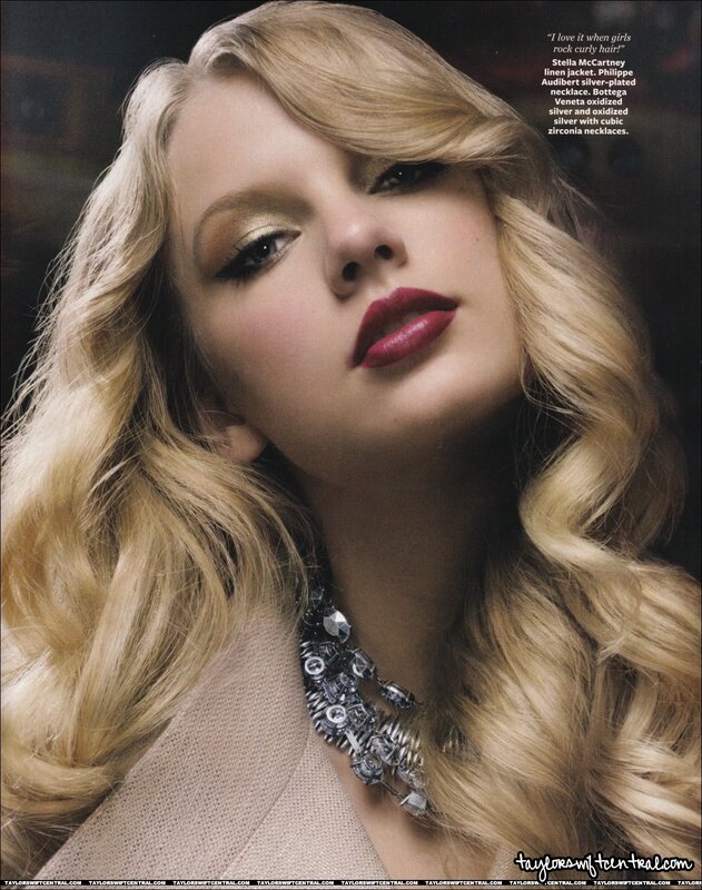 Taylor Swift in a fashion shoot