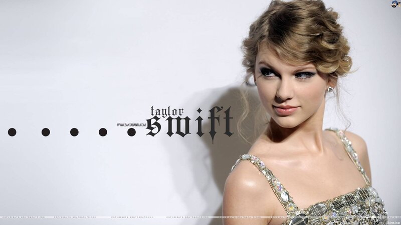 Taylor Swift in a sparkly dress