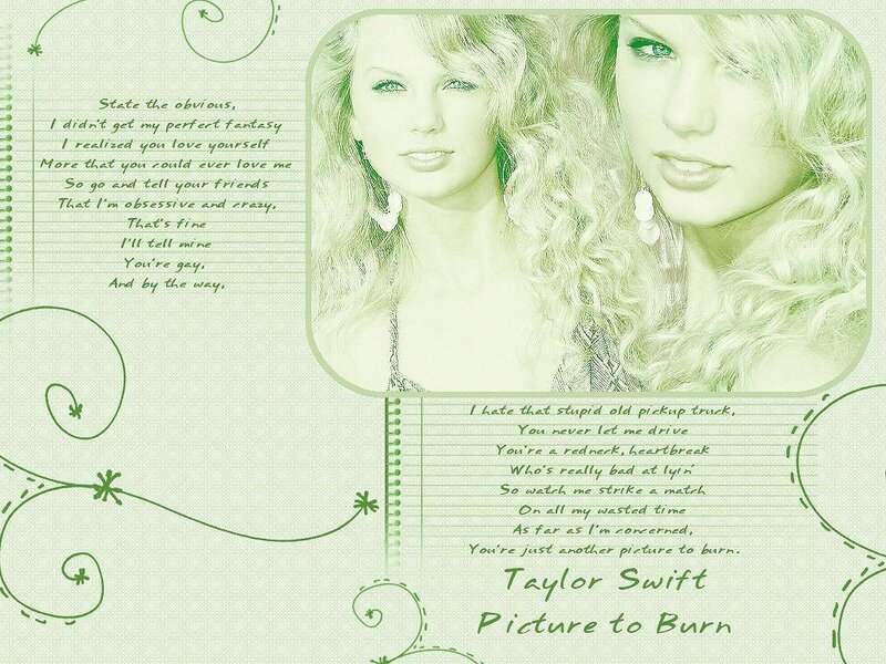 Taylor Swift lyrics wallpaper