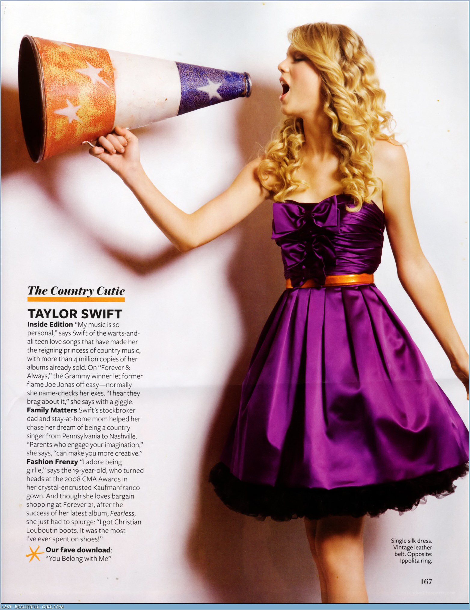 Taylor Swift magazine feature