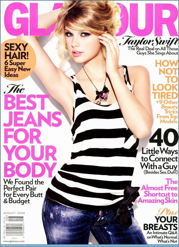 Taylor Swift on Glamour cover