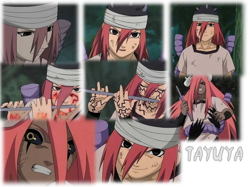 Tayuya character collage