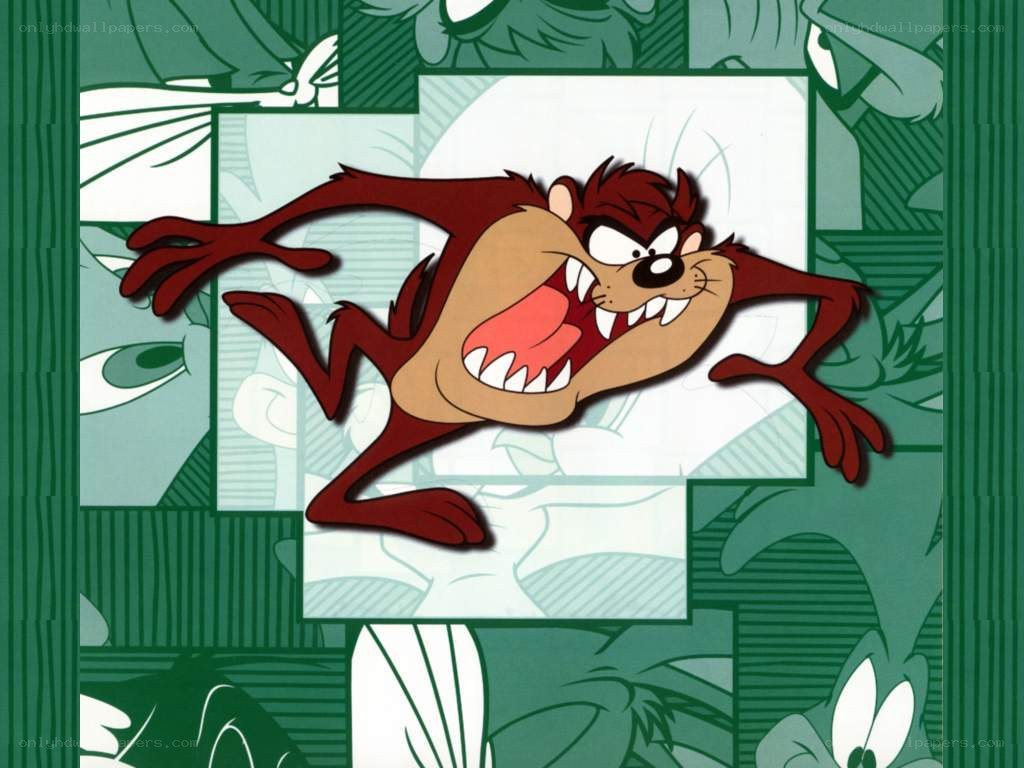 Taz in a jungle frame
