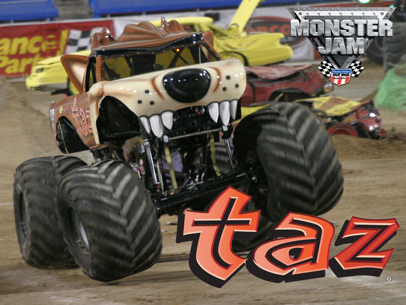 Taz monster truck at Monster Jam