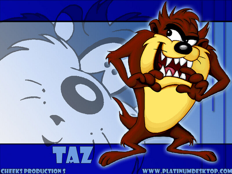 Taz the Tasmanian Devil — Blue, Aggressive
