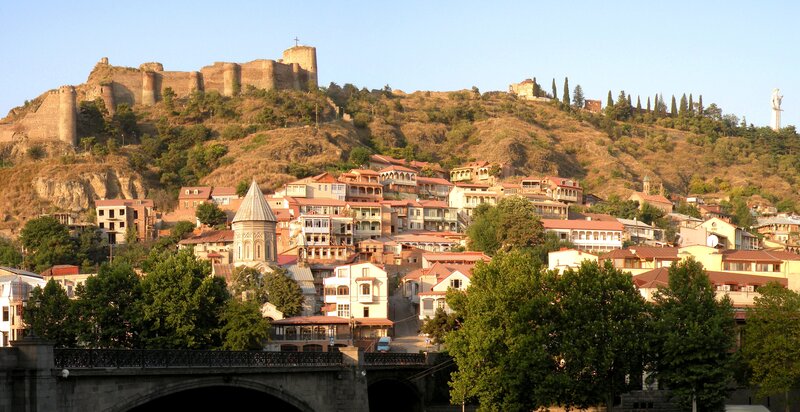 Tbilisi old town and castle