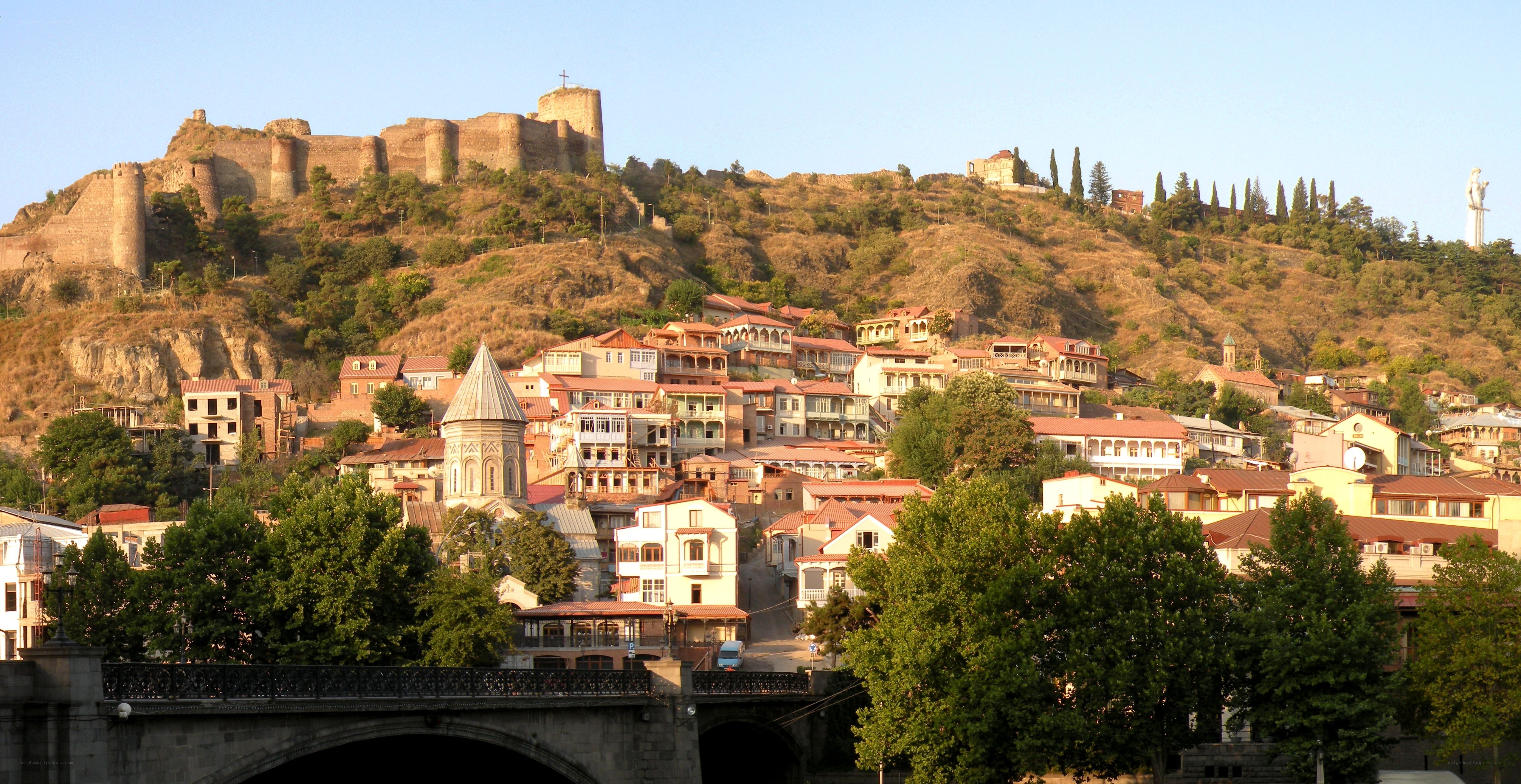 Tbilisi old town and castle