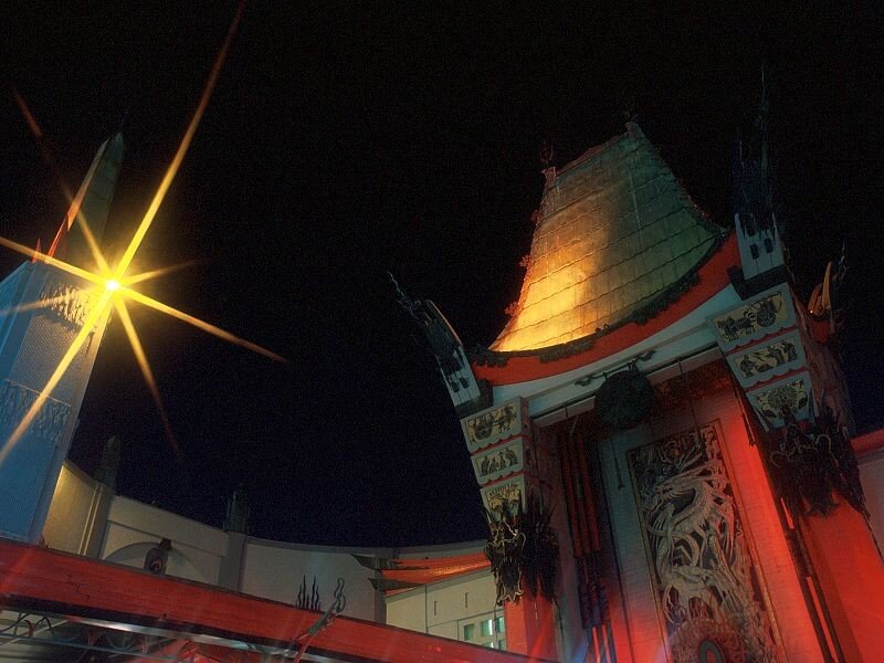 TCL Chinese Theatre at night