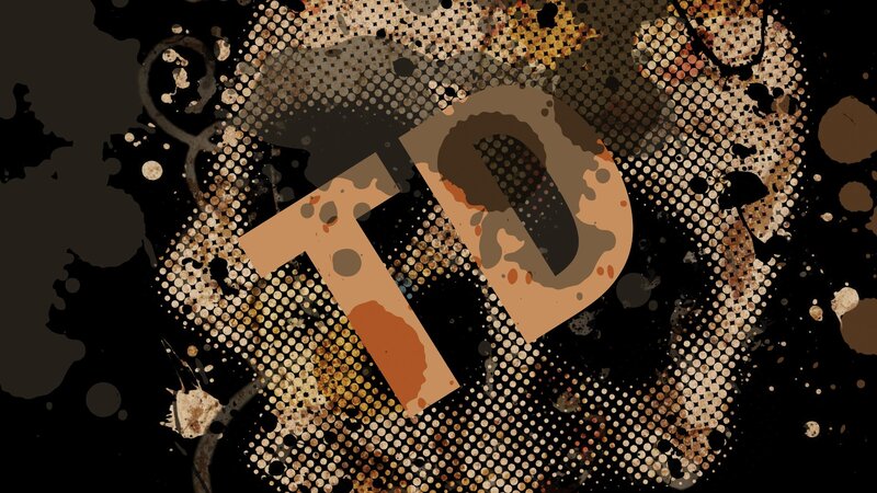 TD Logo on Textured Background