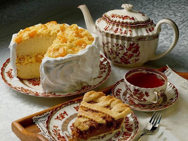 Tea and Cake on Tray