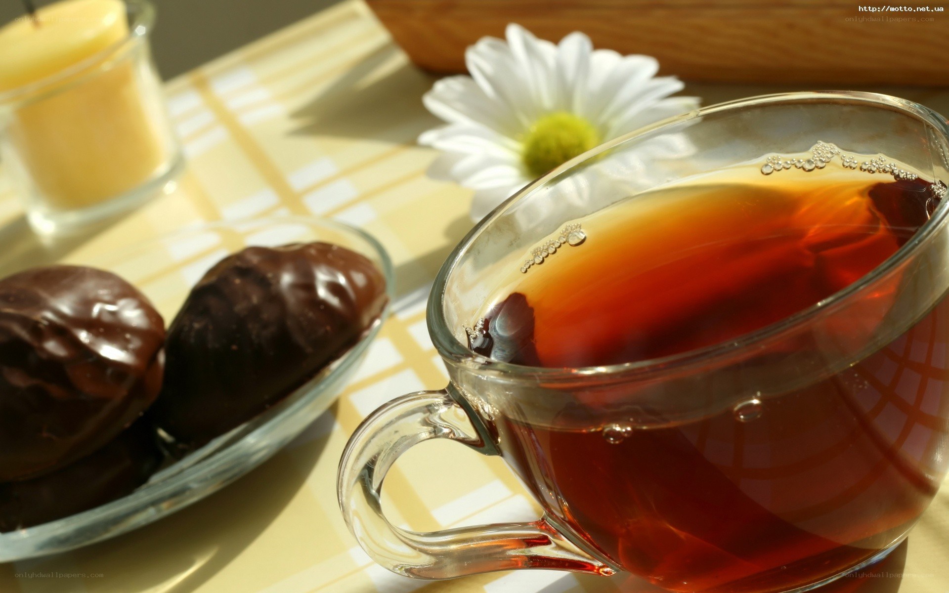 Tea and chocolate treats