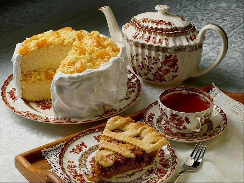 Tea and Desserts — White