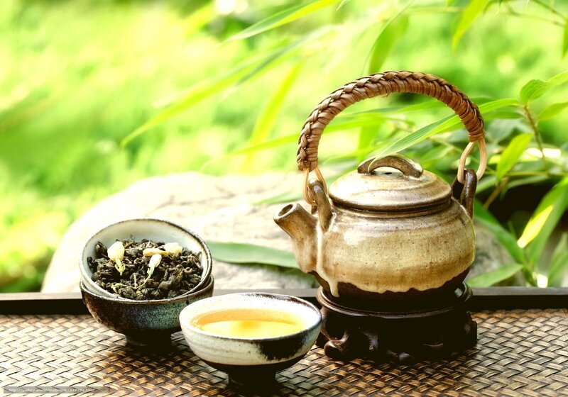 Tea ceremony in nature