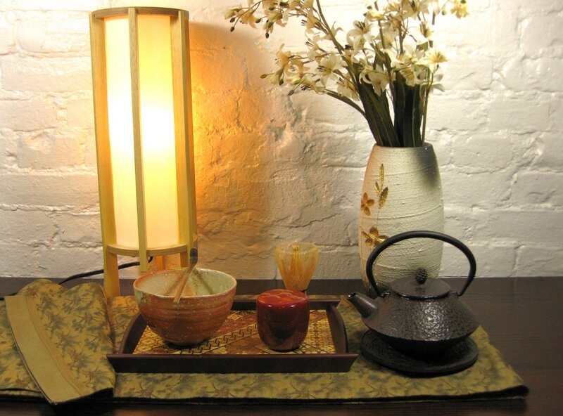 Tea Ceremony Setup — Yellow