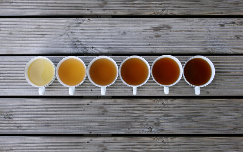 tea color gradient