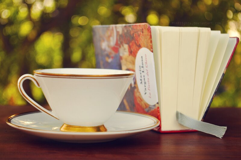 Tea Cup and Book