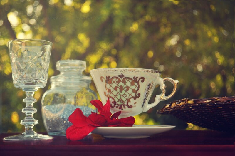 Tea Cup and Glass